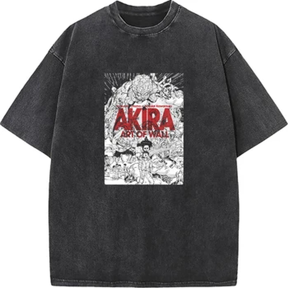 Summer Clothing Italy - Akira Manga Graphic Print T-shirt Vintage