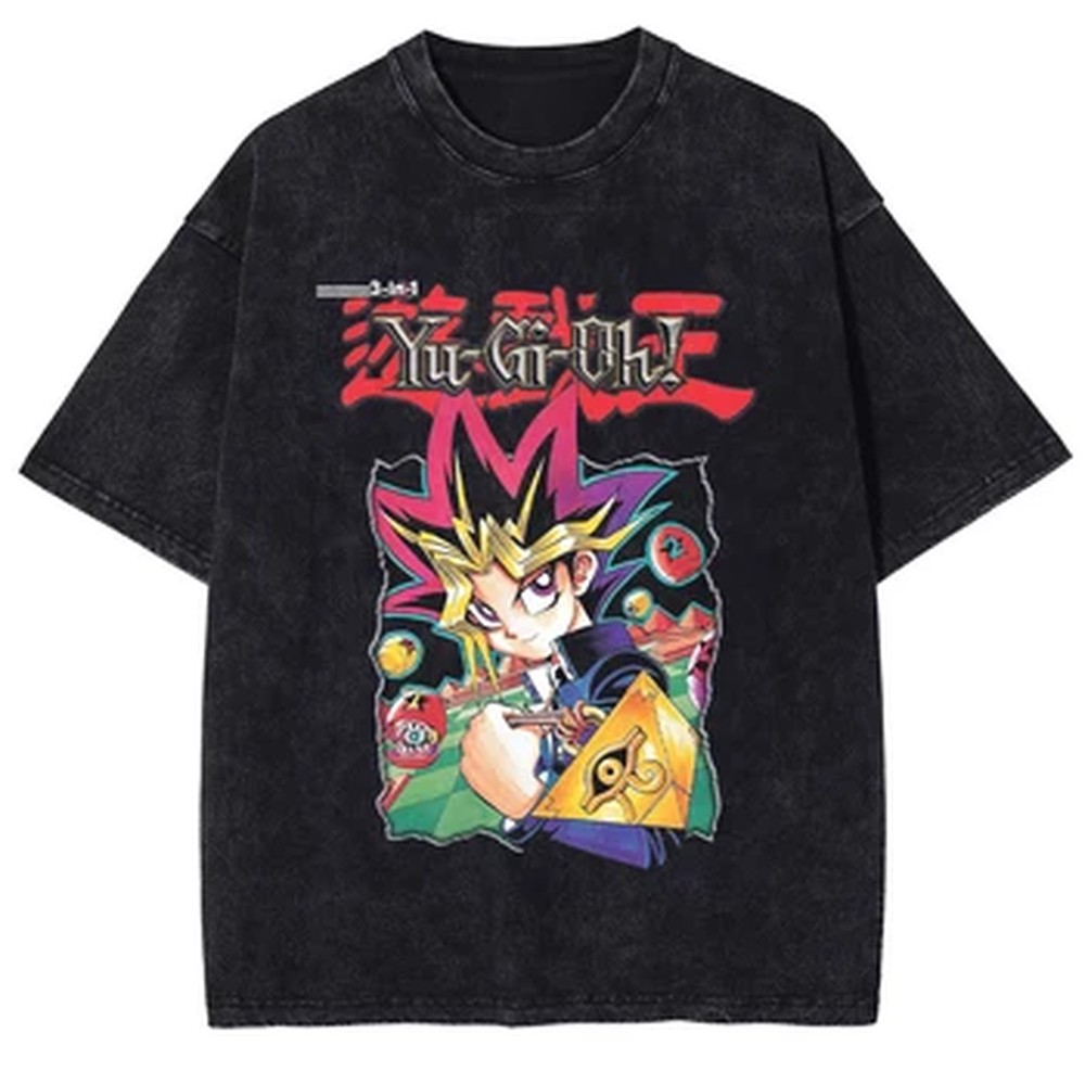 Summer Clothing Italy - Yu Gi Oh Anime Print T-shirt