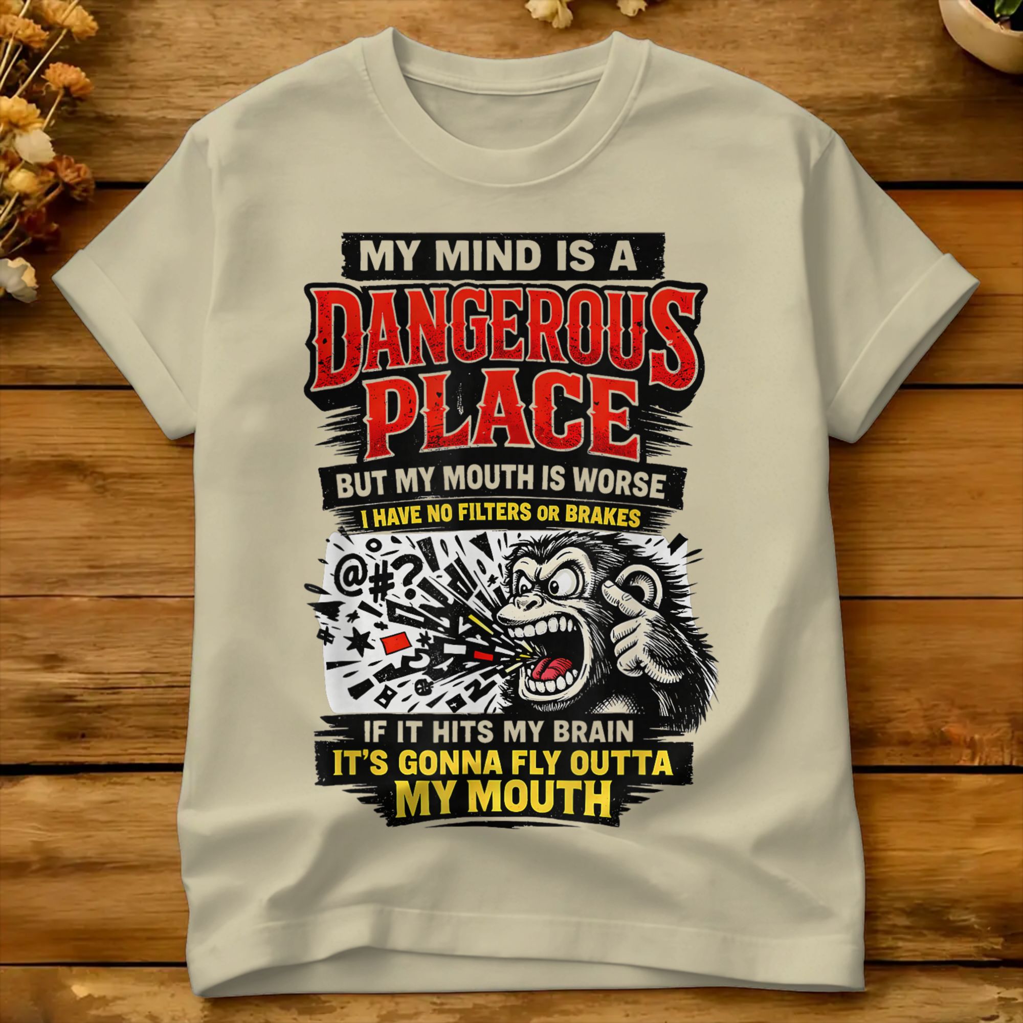 Summer Clothing Places - Monkey My Mind Is A Dangerous