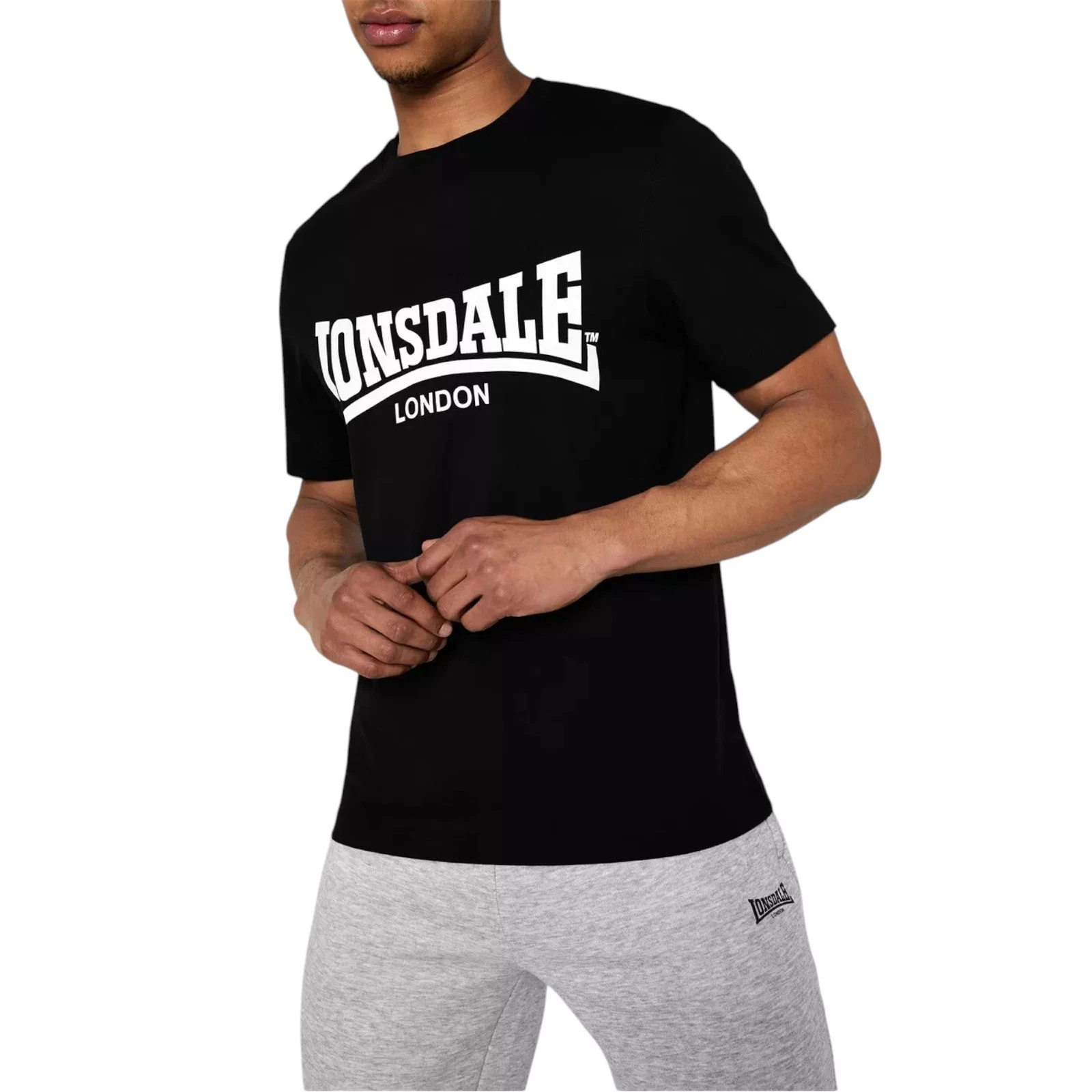 Summer Clothing Essentials Women - Lonsdale Mens T Shirts Essential Logo