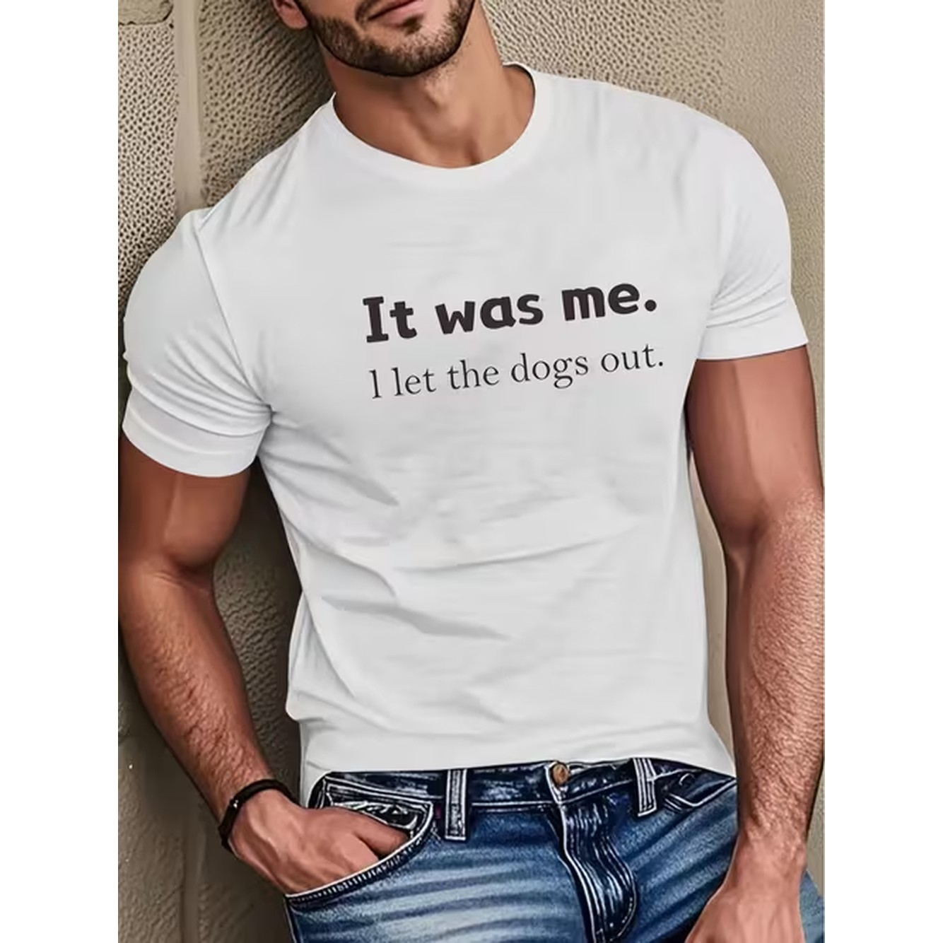 Summer Clothing Italy - Mens Fun I Let The Graphic