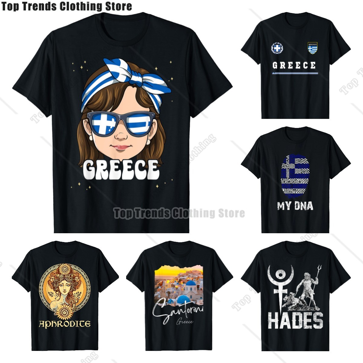 Summer Clothing For Greece - Vintage Greece Flag Heritage Roots Greek