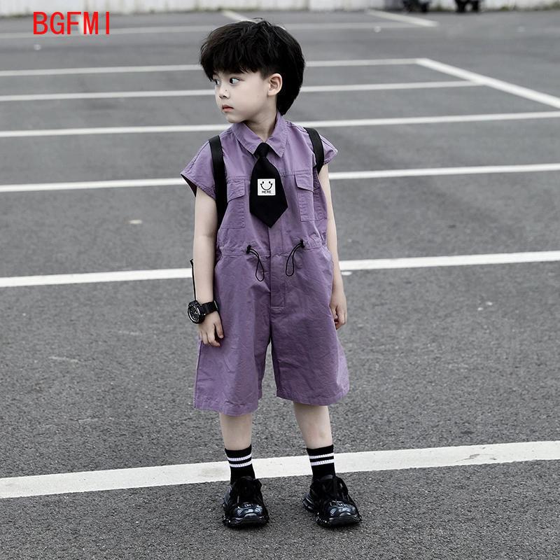 Summer Clothing For Baby Boy - Kids Summer Shorts Overalls Capri Boys