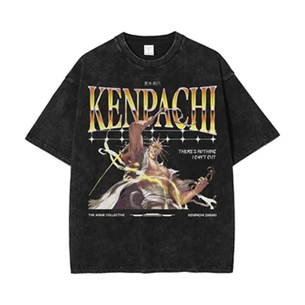 Summer Clothing Italy - 2026 Anime BLEACH Zaraki Kenpachi T-shirt