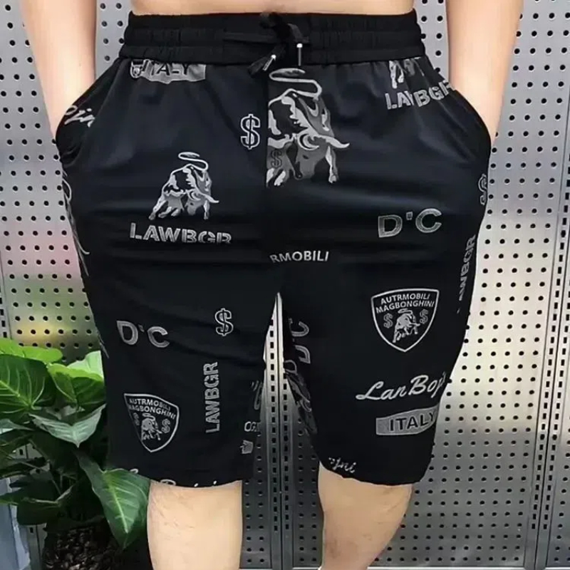 Summer Vacation Clothing Men - Summer Men's Clothing Letter Printing Pockets