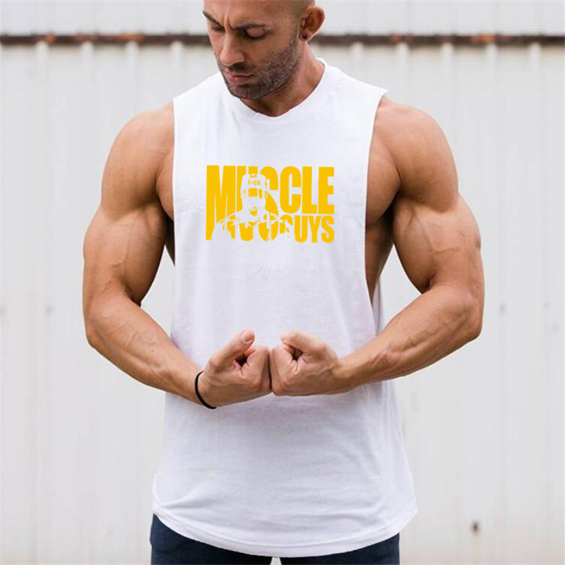 Summer Clothing Drop - Muscleguys Running Vests Men Fitness Tank