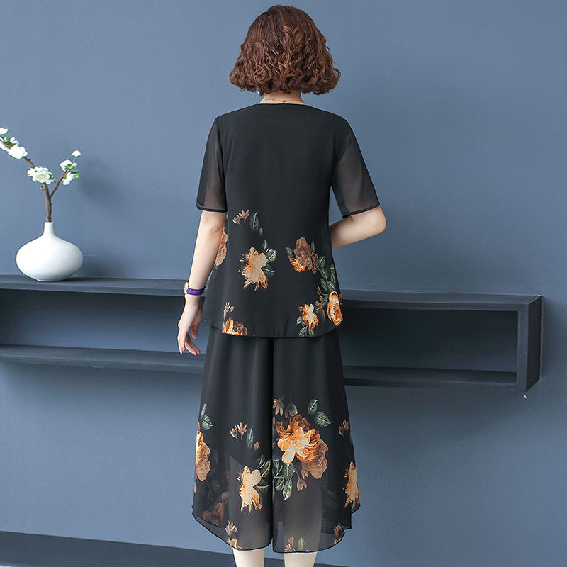 Elegant Fashion Floral Printin - Summer Clothing Vintage 评论和价格