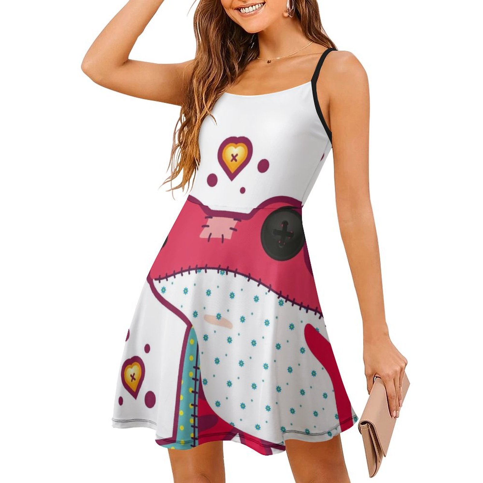 Ragdoll Frog Bohemian Sleevele - Summer Vacation Clothing Women 评论和价格
