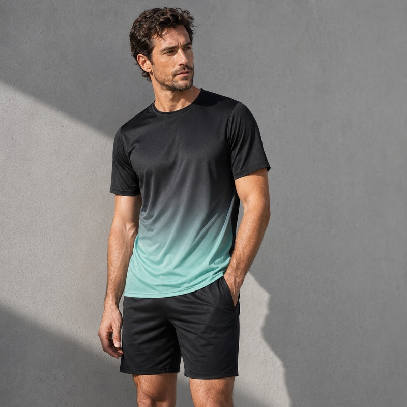 Men Quick Dry Sportswear Set 2 - Summer Clothing For Young Men 评论和价格