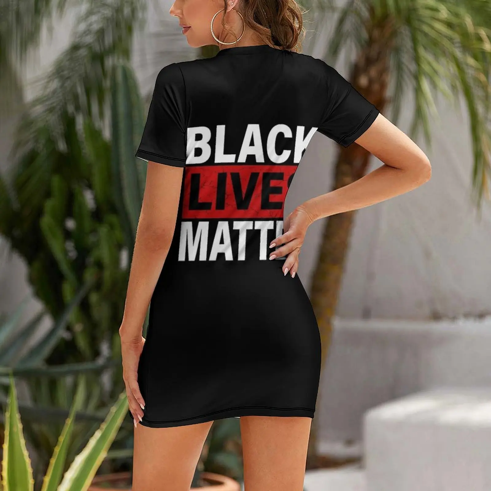 Black Lives Matter T-Shirt Wit - Summer Clothing Line Names 评论和价格