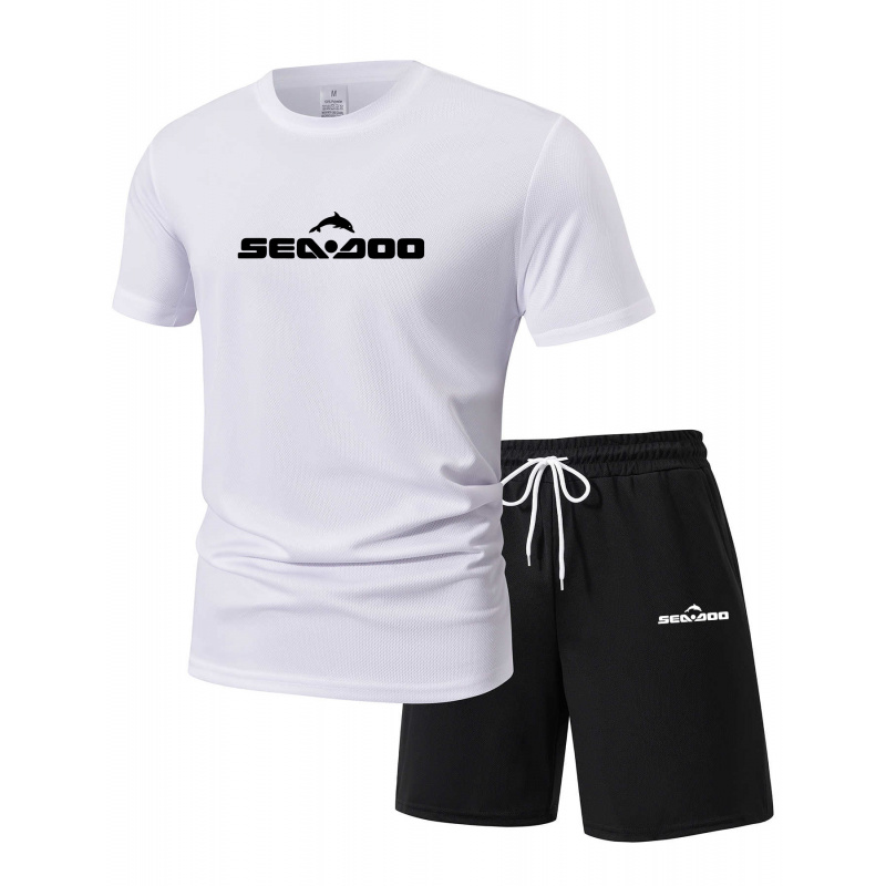 Sea Doo Seadoo Moto Printed Me - Summer Clothing For Young Men 评论和价格