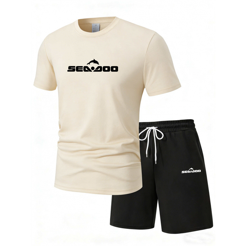Sea Doo Seadoo Moto Printed Me - Summer Clothing For Young Men 评论和价格
