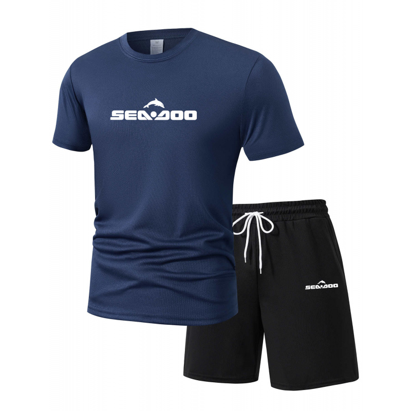 Sea Doo Seadoo Moto Printed Me - Summer Clothing For Young Men 评论和价格