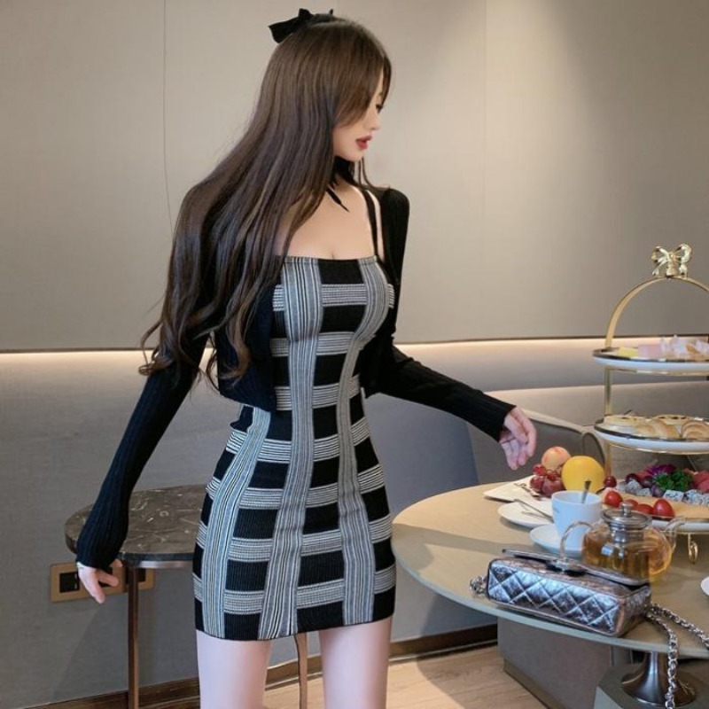 2 Pieces Sets for Women Knit L - Summer Clothing Vintage 评论和价格