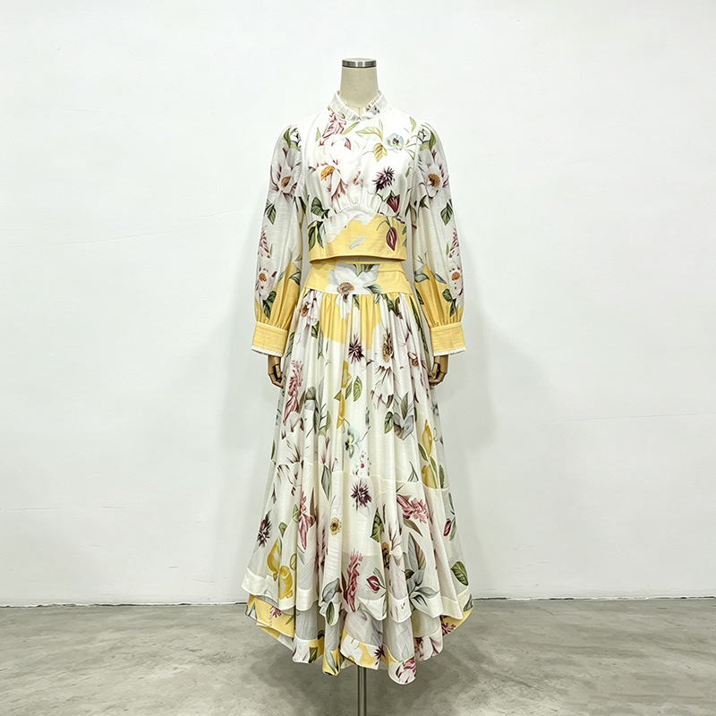 Summer Flower Print Holiday 2  - Summer Vacation Clothing Women 评论和价格