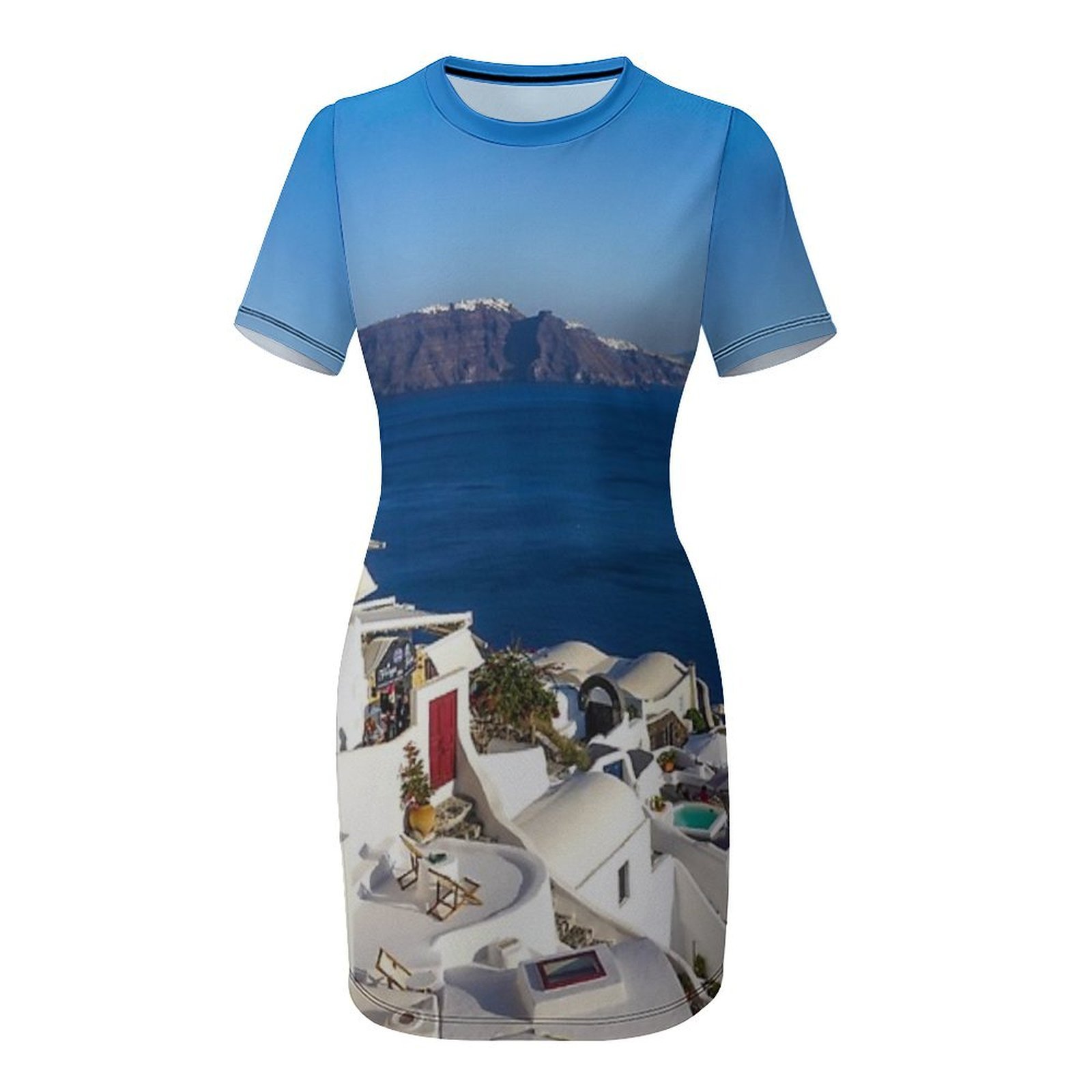 Santorini island sunset views, - Summer Clothing For Greece 评论和价格