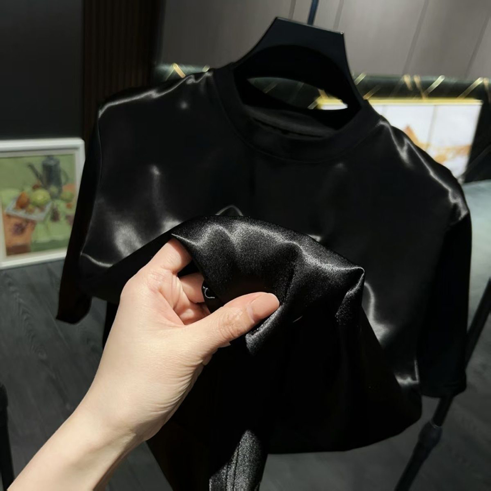 Mens Acetate Fiber Satin Gloss - Summer Clothing For Young Men 评论和价格