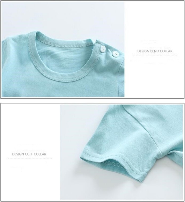 Cotton Tees+Shorts 2-piece Tra - Summer Clothing For Baby Boy 评论和价格