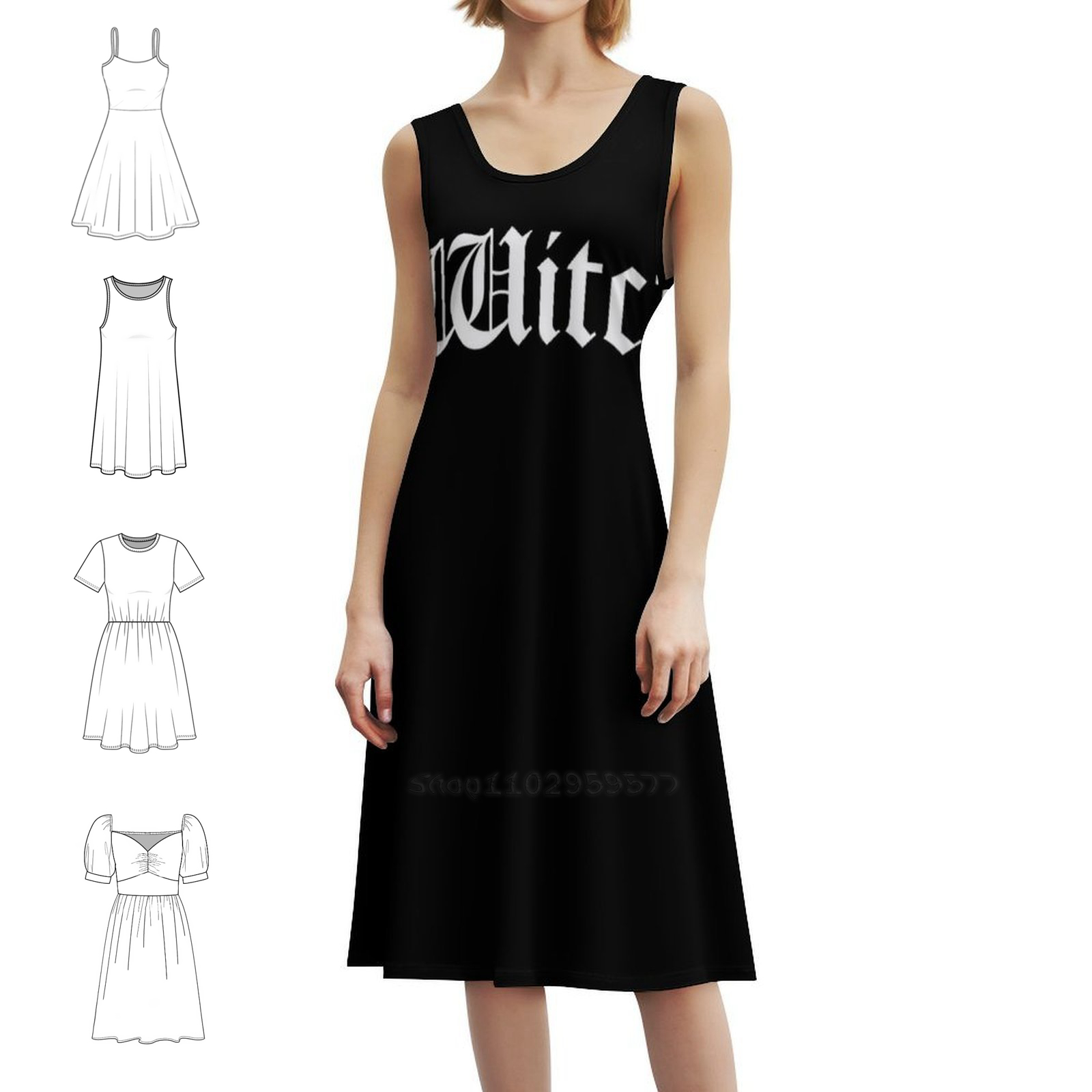 Witch Bohemian Sleeveless Dres - Summer Vacation Clothing Women 评论和价格