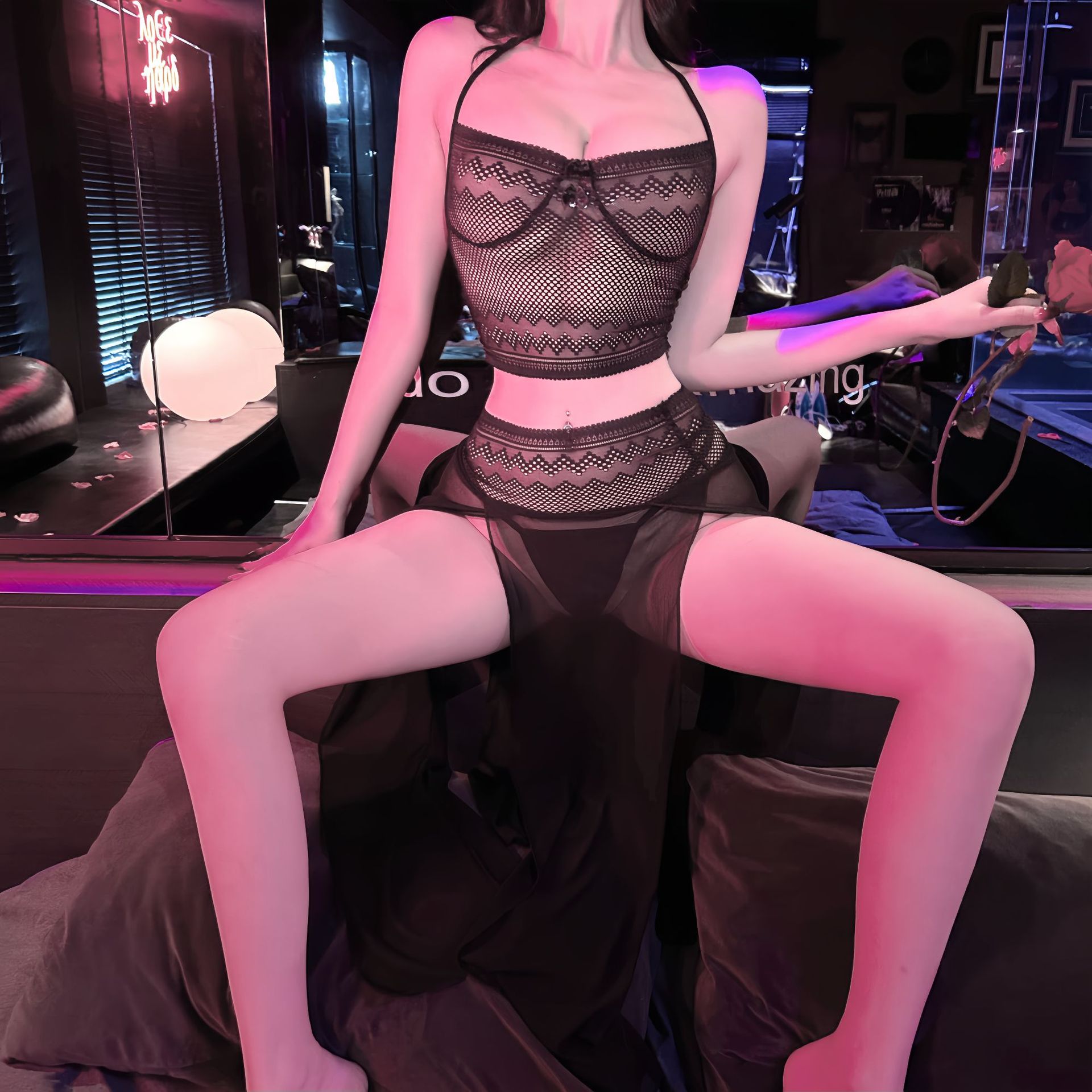 Dress Perspective Strap Tight  - Summer Clothing Drop 评论和价格