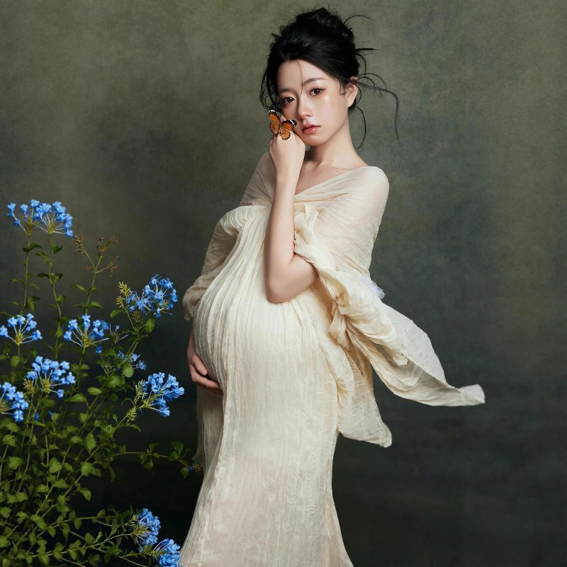 Women Maternity Dress for Phot - Summer Clothing For Greece 评论和价格