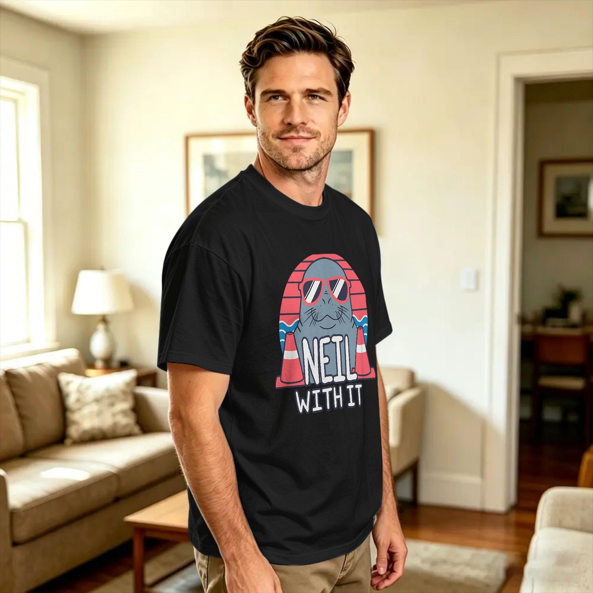 Neil the Seal Deal With It T-S - Summer Clothing Deals 评论和价格