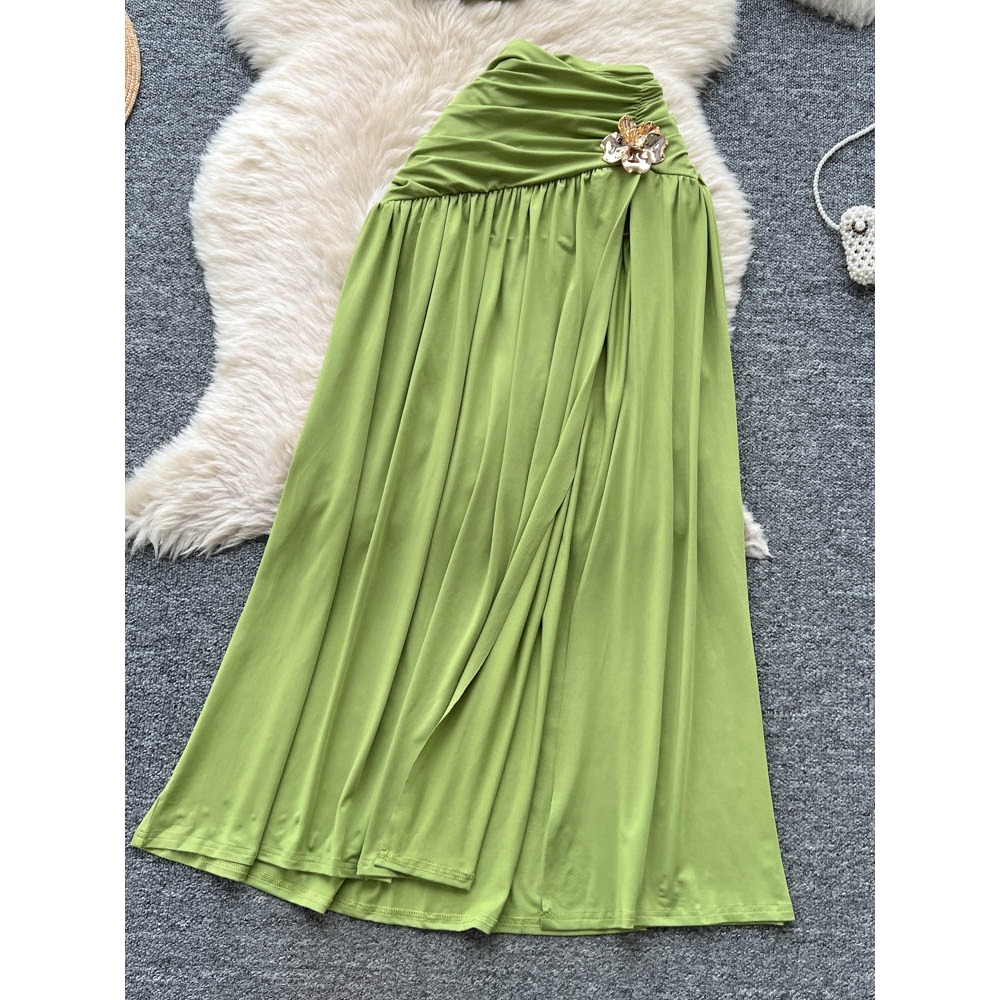 Chic vintage sleeveless split  - Summer Clothing Vintage 评论和价格