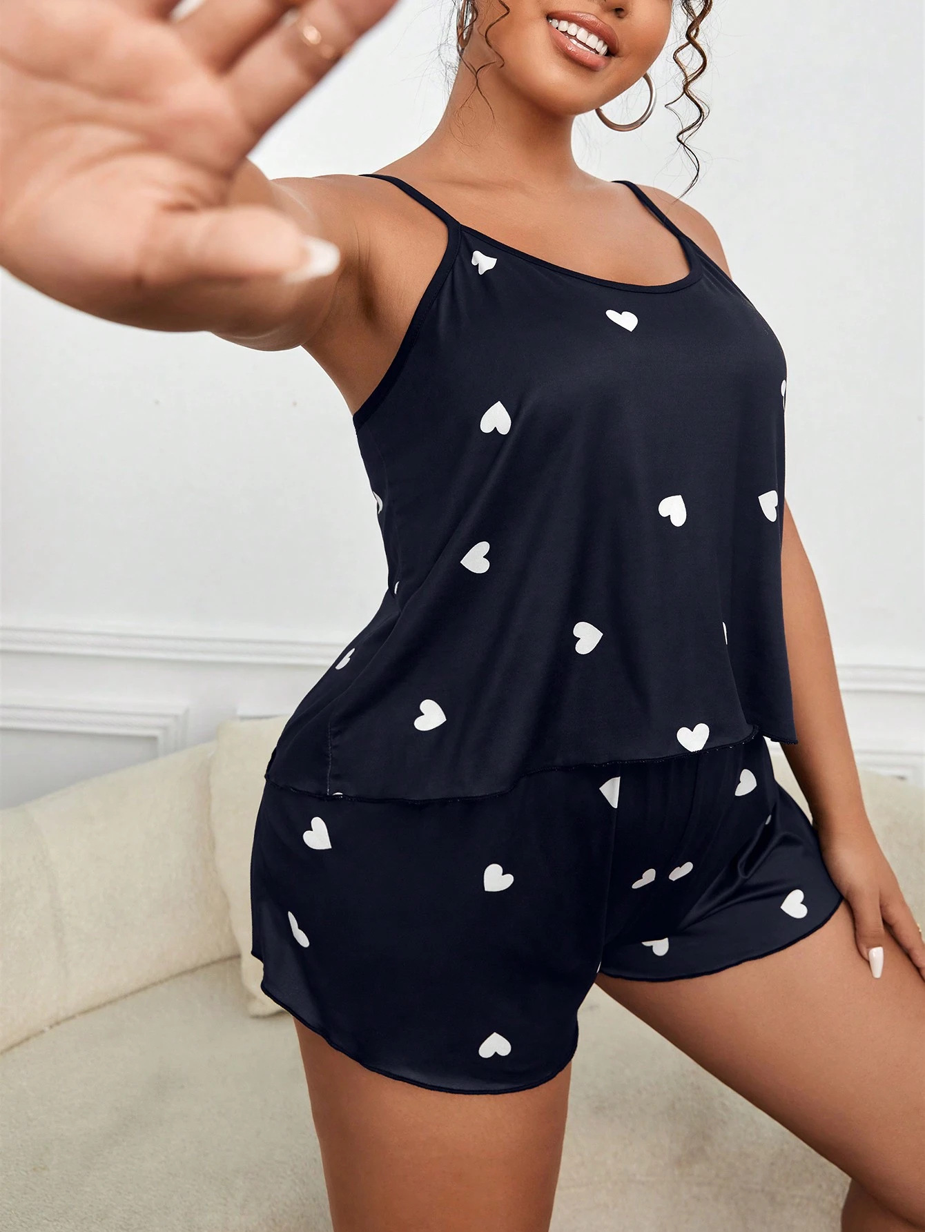 2 Pieces Pajamas Set for Women - Summer Clothing Stores 评论和价格