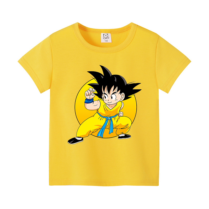 Dragon Ball Goku T-shirt Child - Summer Clothing For Baby Boy 评论和价格