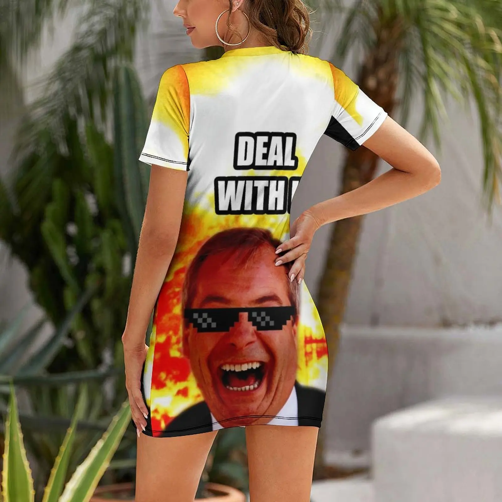 Deal With It Nigel Farage Shor - Summer Clothing Deals 评论和价格