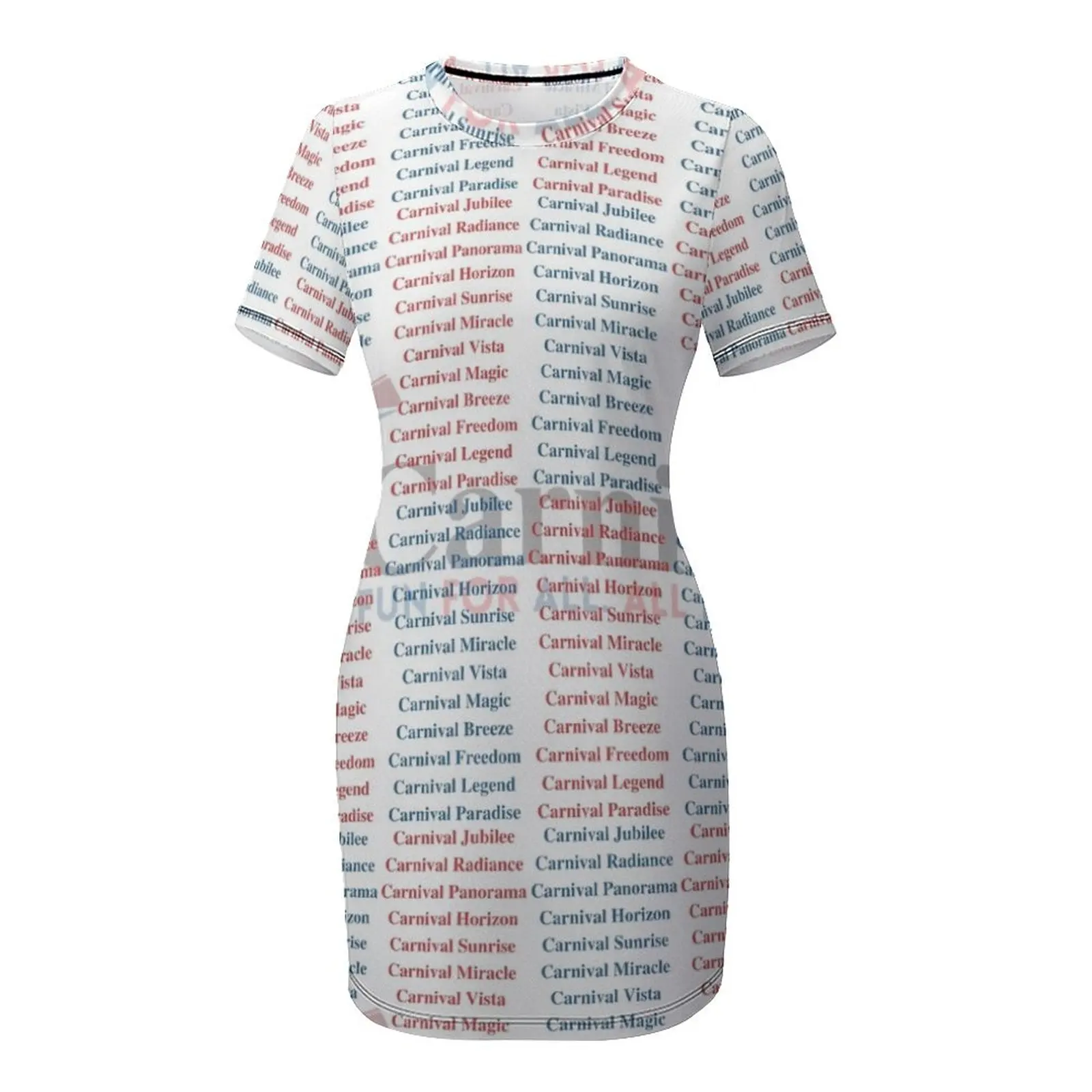 Carnival Ship Names Short-Slee - Summer Clothing Line Names 评论和价格