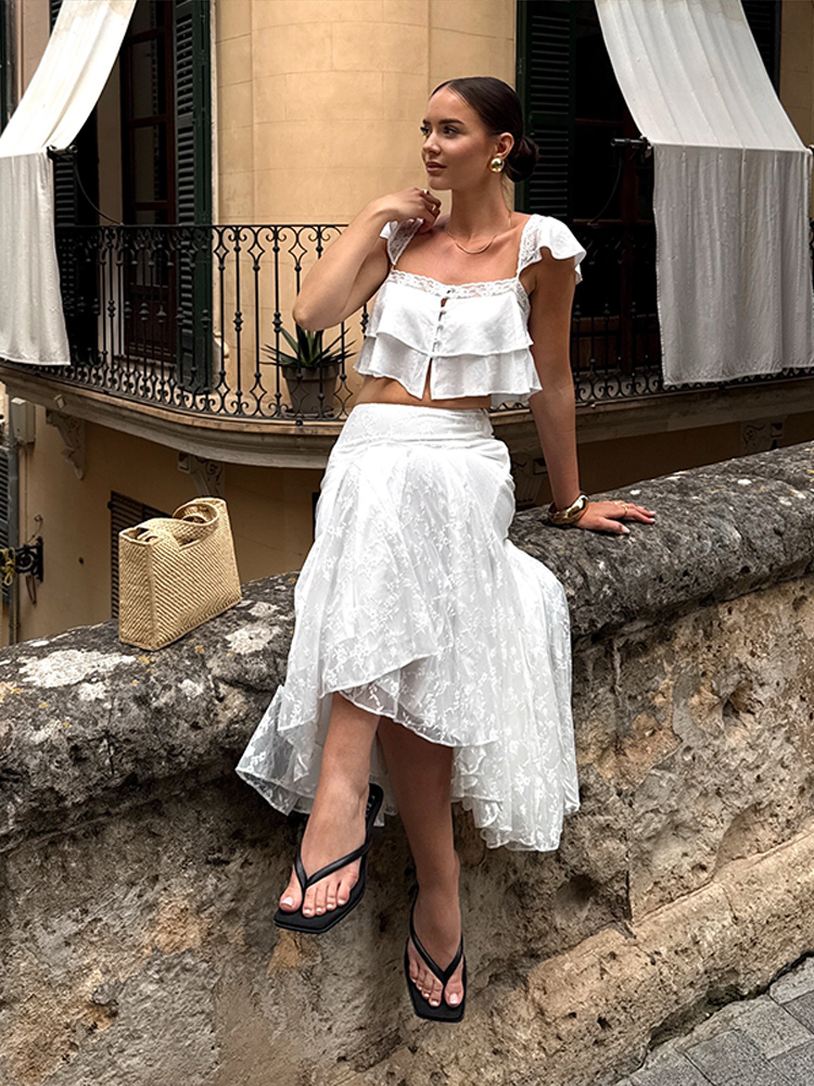 2026 Summer Fashion Square Nec - Summer Vacation Clothing Women 评论和价格
