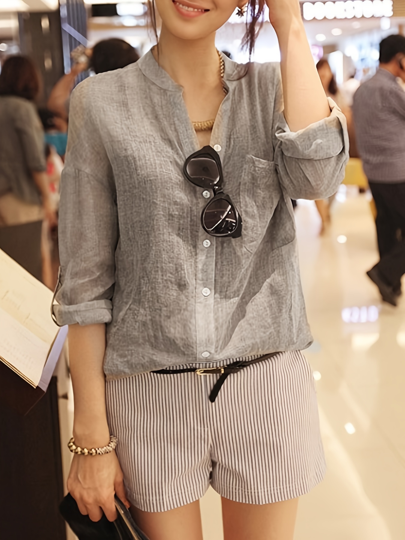 Ladies Plus-size Top Spring an - Summer Clothing Essentials Women 评论和价格