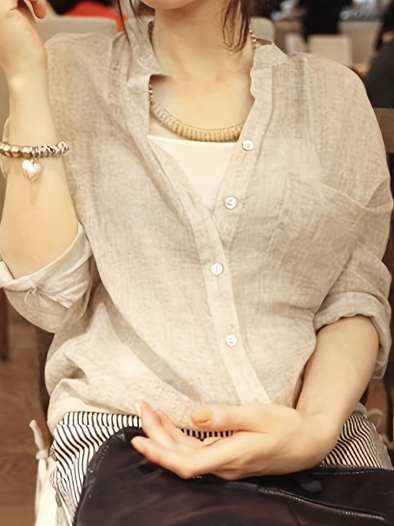 Ladies Plus-size Top Spring an - Summer Clothing Essentials Women 评论和价格