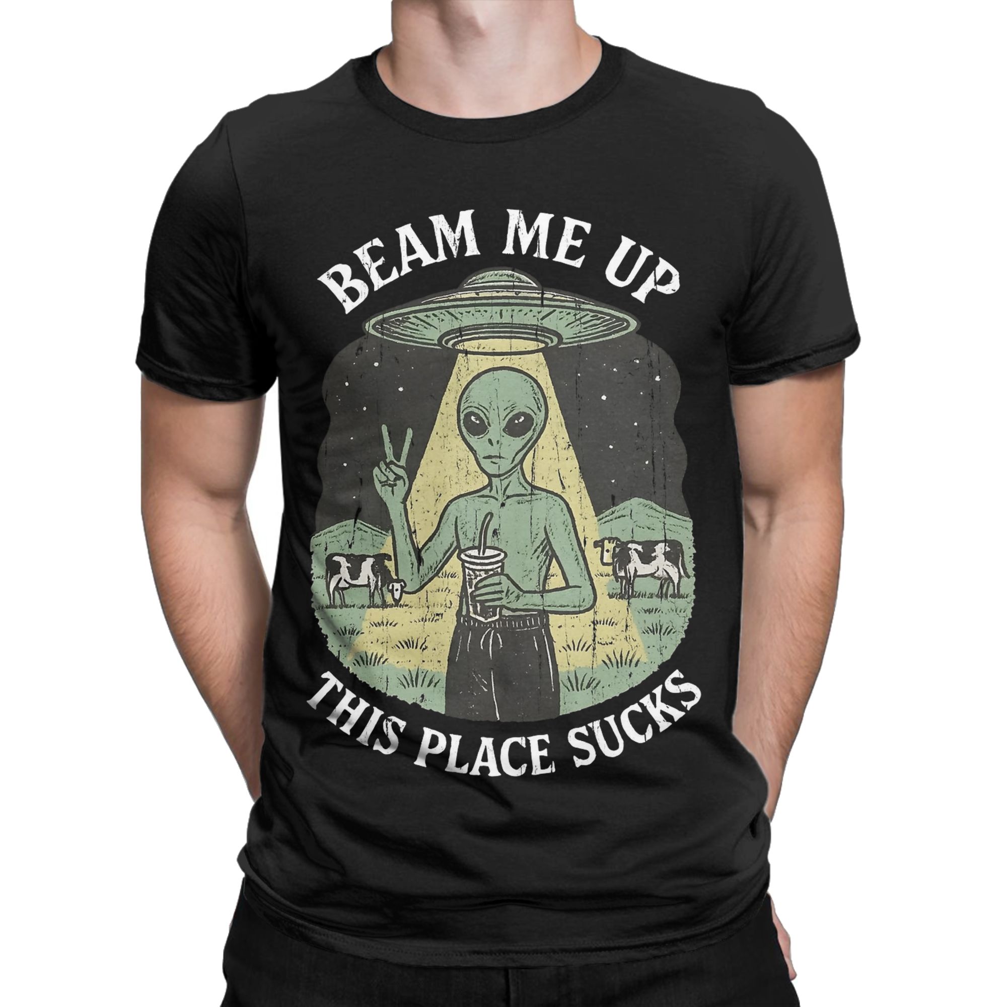 Funny Beam Me Up This Place Su - Summer Clothing Places 评论和价格