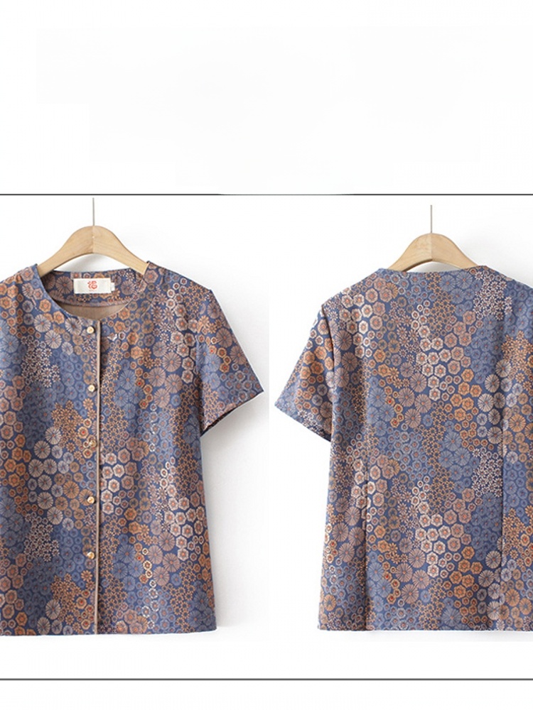Grandma Style Short Sleeve Two - Summer Clothing For Women Over 60 评论和价格