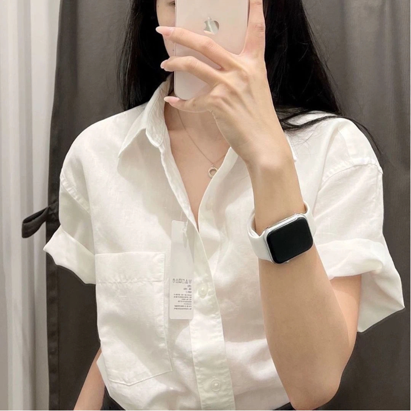 Korean Short Sleeve Polo Neck  - Summer Clothing Trends For Women 评论和价格