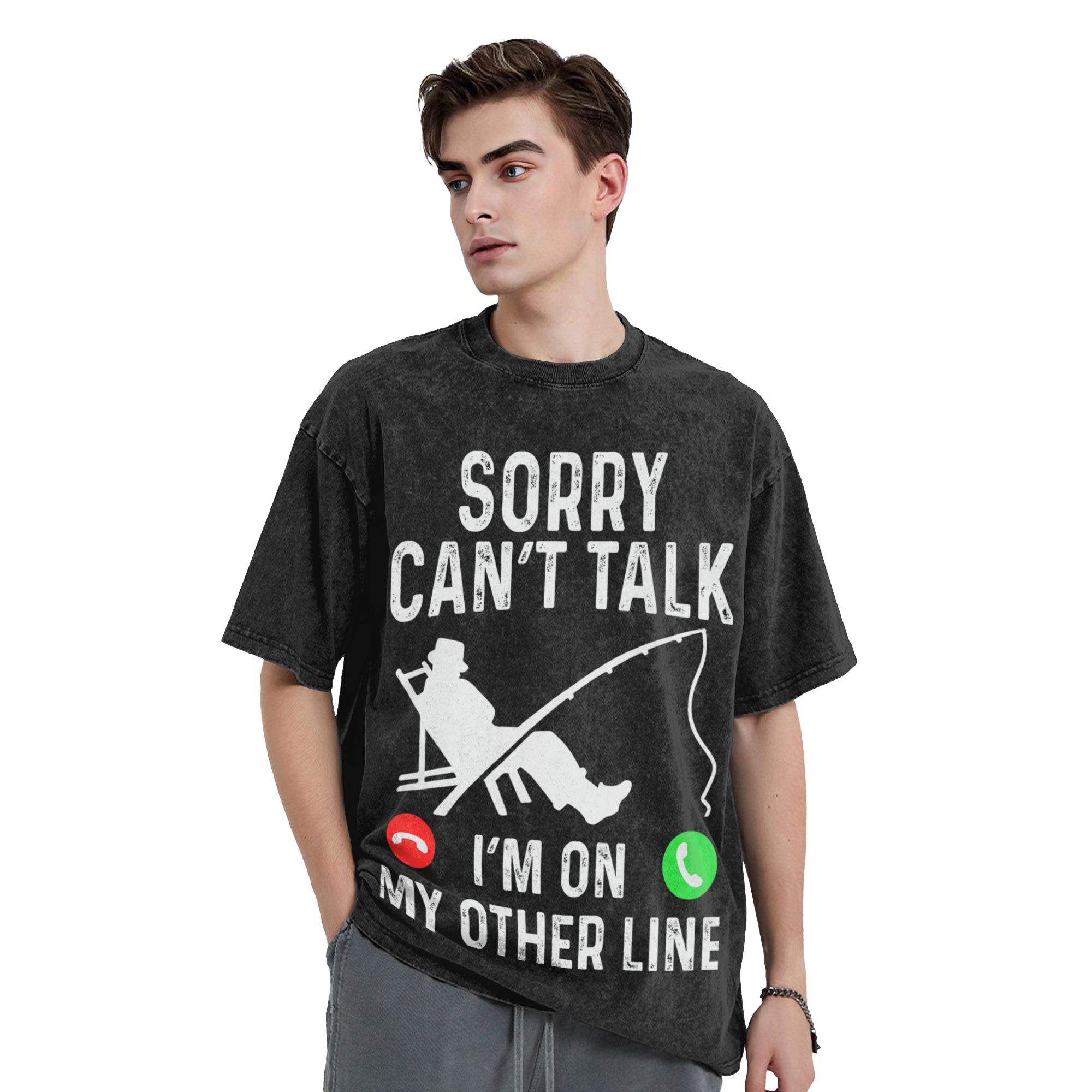 Funny Sorry Can't Talk I'm On  - Summer Clothing Online 评论和价格
