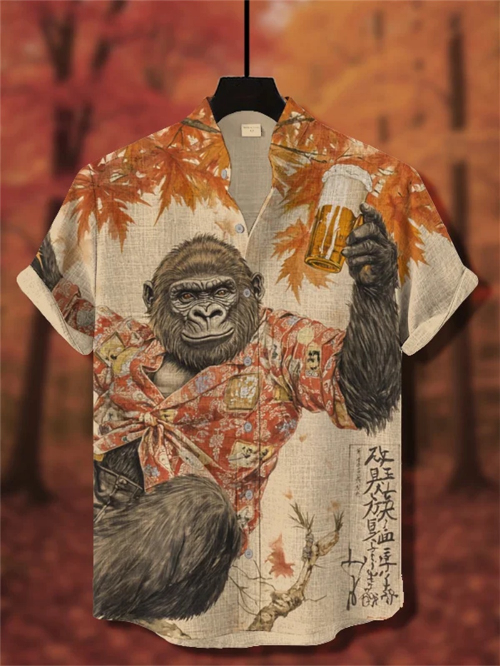 Men's Summer Linen Shirt Short - Summer Vacation Clothing Men 评论和价格