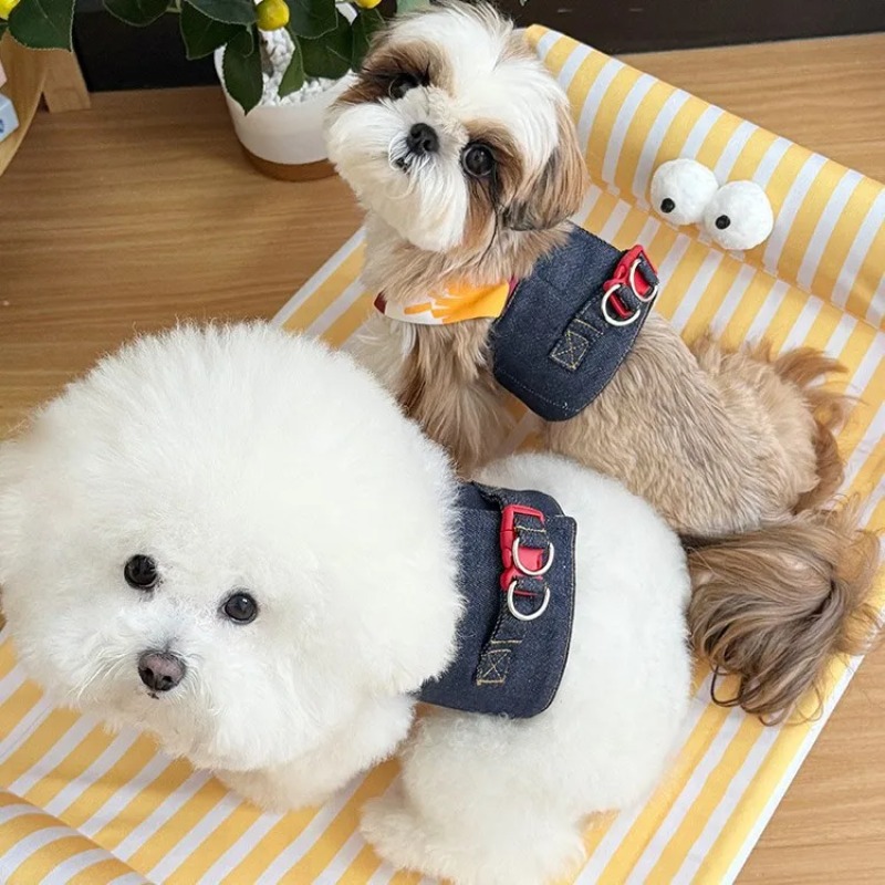 Pet Denim Puppy Clothes Tracti - Summer Clothing Release 评论和价格