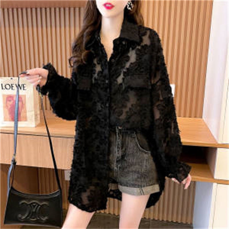 Female Korean Loose Lace Sun P - Summer Clothing Drop 评论和价格