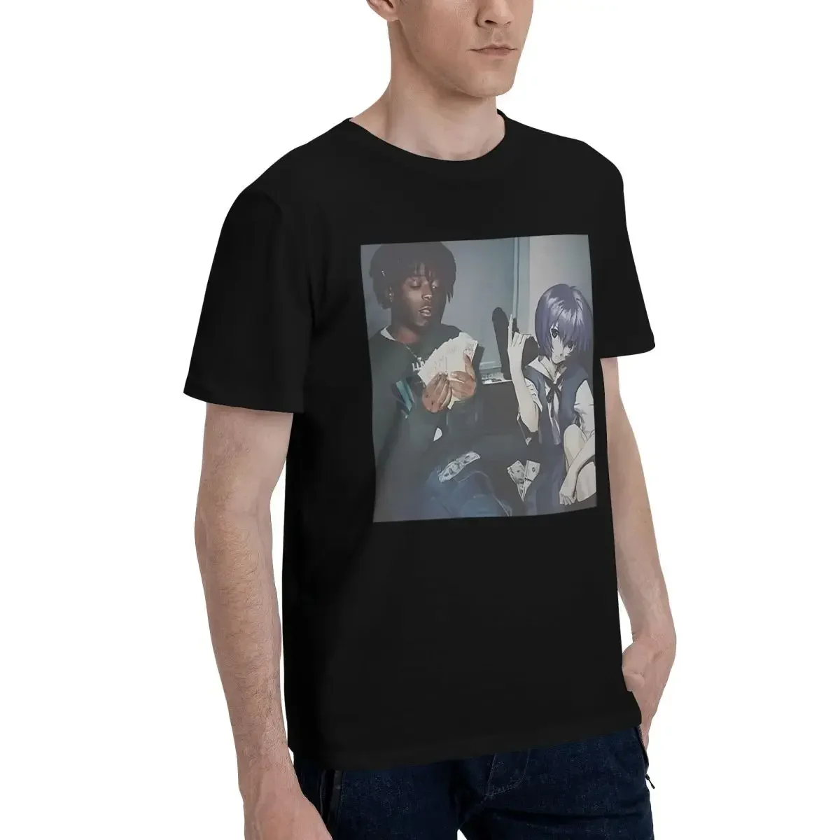 Rei Ayanami Thug Meme 100% Cot - Summer Clothing Deals 评论和价格