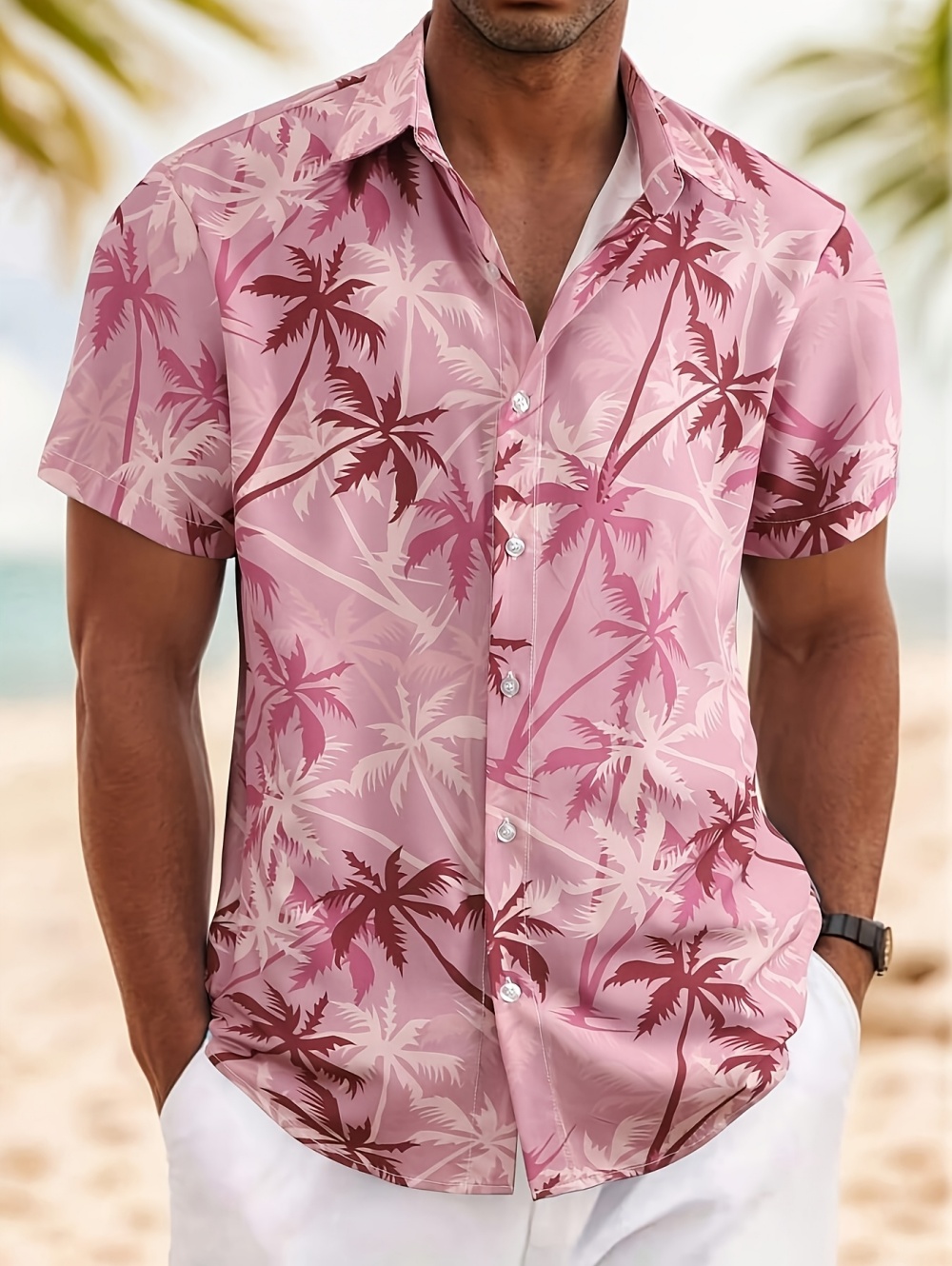 New Men's Shirt Summer Fashion - Summer Vacation Clothing Men 评论和价格