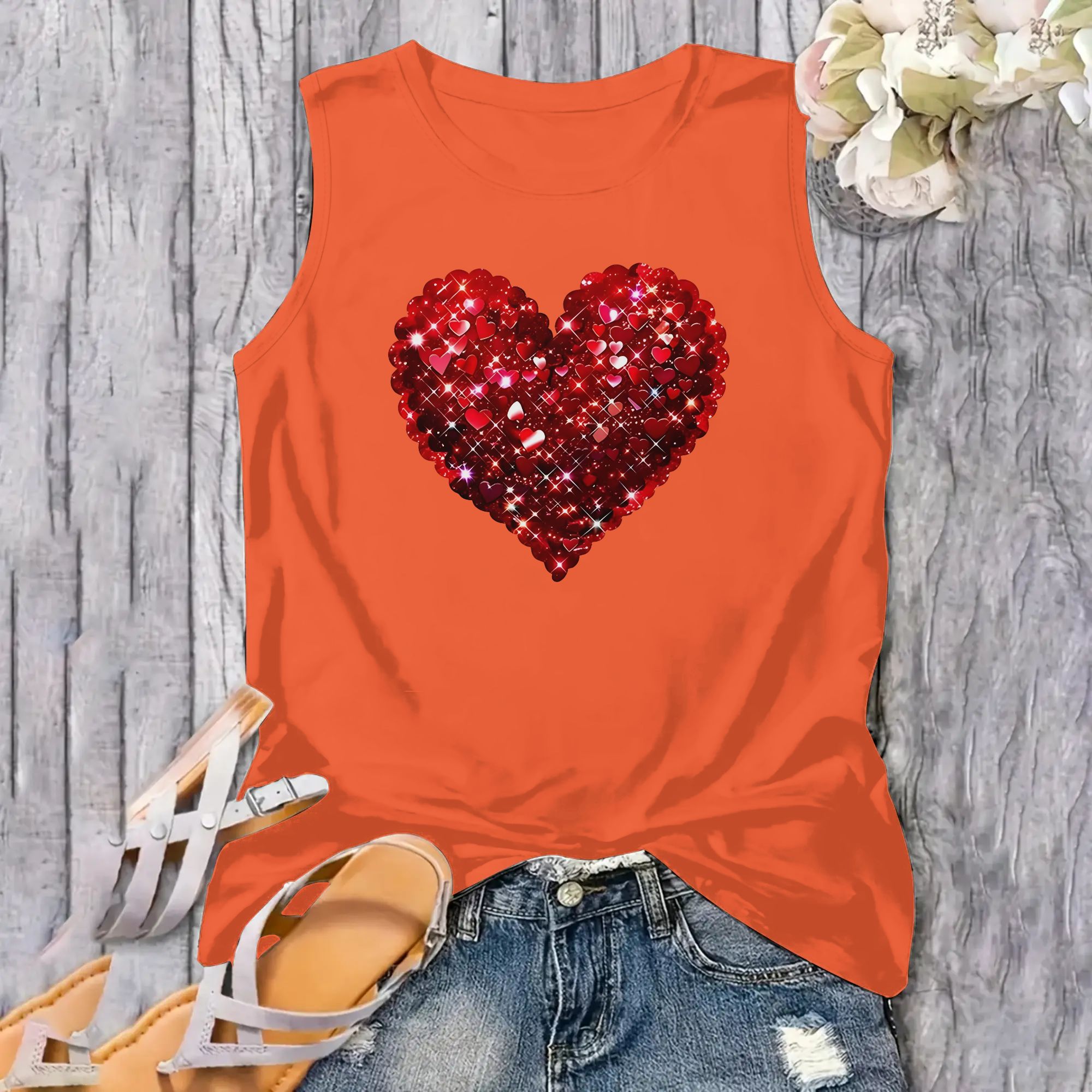 Women'S Print Sleeveless Vest  - Summer Clothing Essentials Women 评论和价格